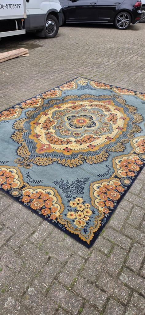 Prachtig groot vintage Perzisch wollen tapijt 300x200!, Perzisch, 200 cm of meer, Ophalen of Verzenden, Zo goed als nieuw