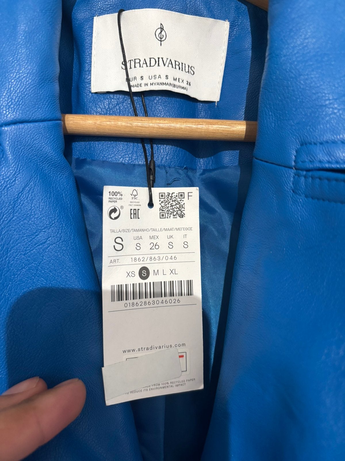 Jas Blauw, Kleding | Dames, Ophalen, Nieuw, Maat 36 (S), Blauw