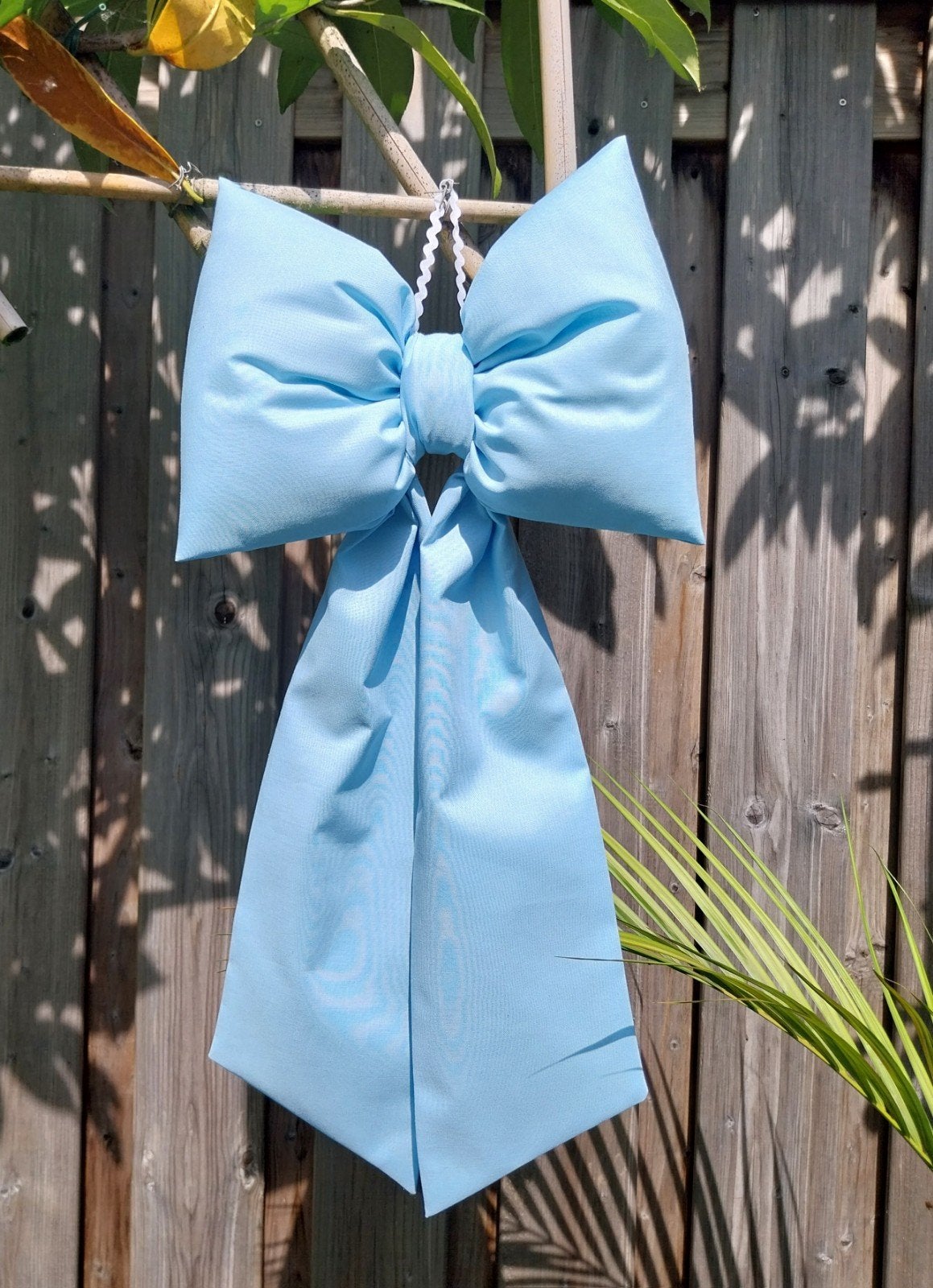 Geboortestrik in babyblauw - 30x50 cm, Ophalen of Verzenden, Nieuw, Kraamcadeau