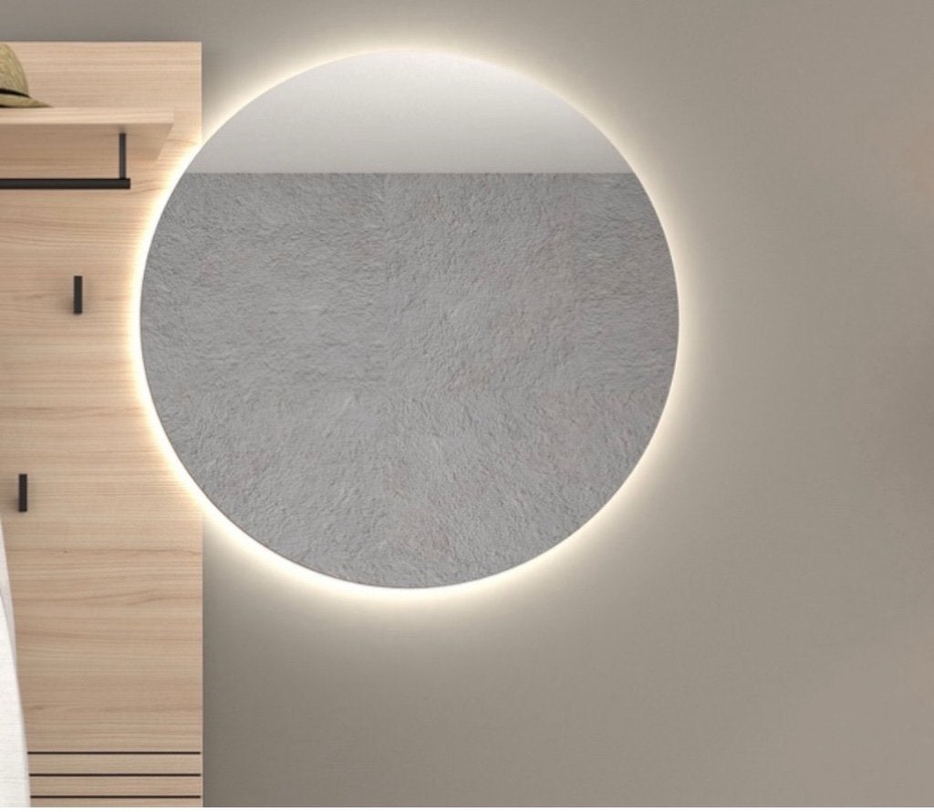 Spiegel, Ophalen, Rond, Nieuw, 75 tot 100 cm