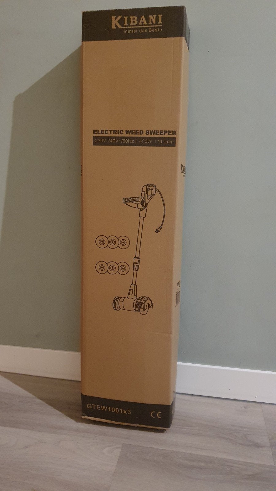 Kibani Elektrische Onkruidborstel - GTEW1001x3 Nieuw in doos, Tuin en Terras, Ophalen of Verzenden, Nieuw