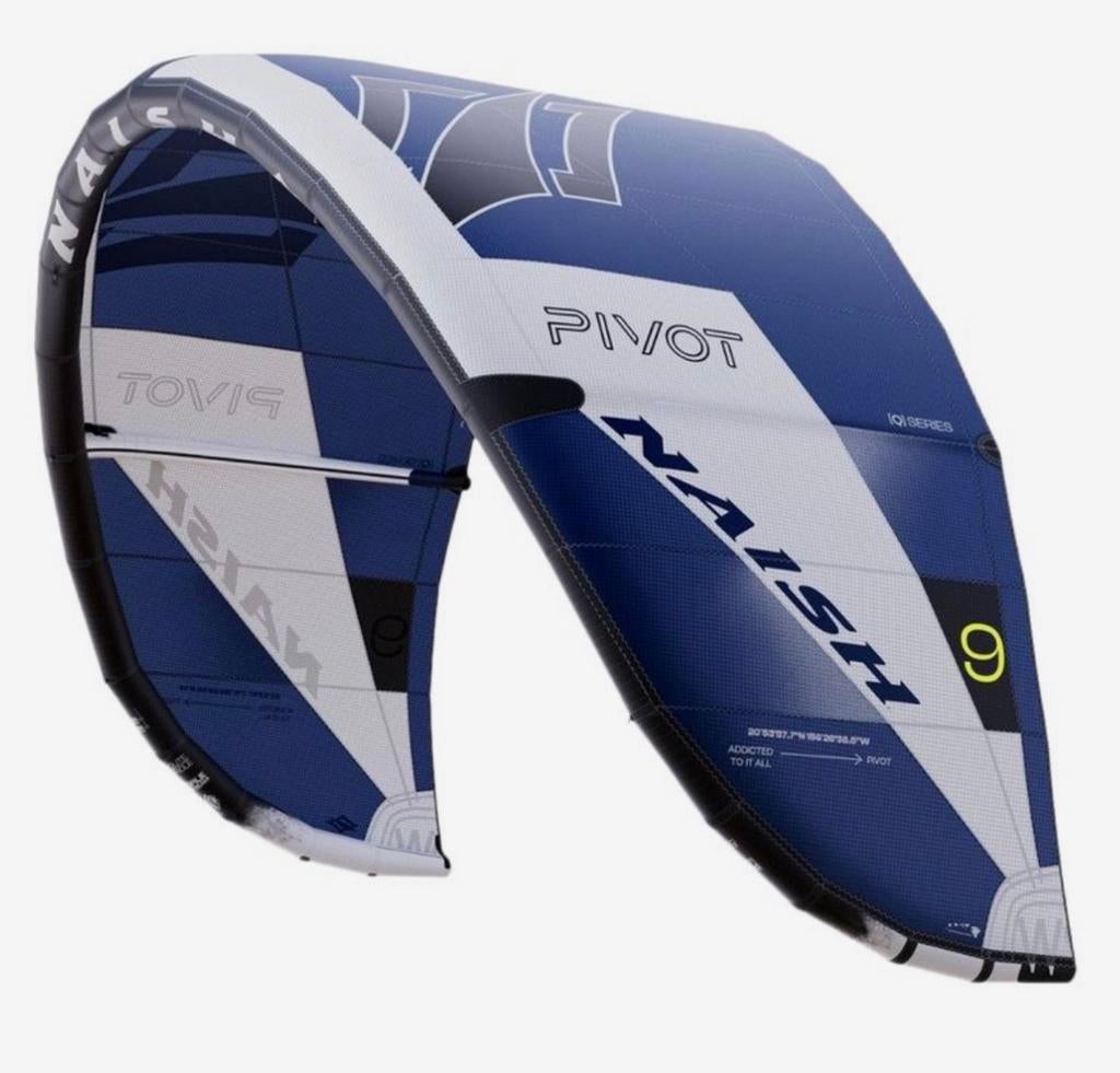 Naish Pivot Q series 7.0m 2026 kleur blauw kite only-nieuw, Geen board, Ophalen of Verzenden, Zo goed als nieuw