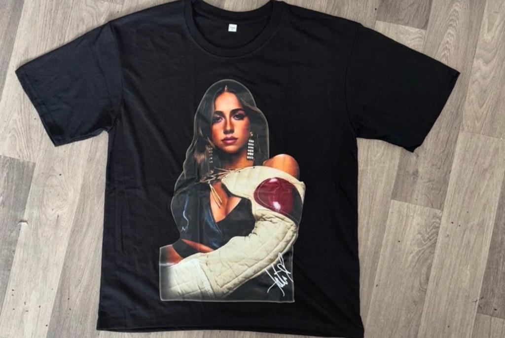 Tate McRae T-shirt Zwart Maat M, Maat 38/40 (M), Zwart, Nieuw, Ophalen of Verzenden