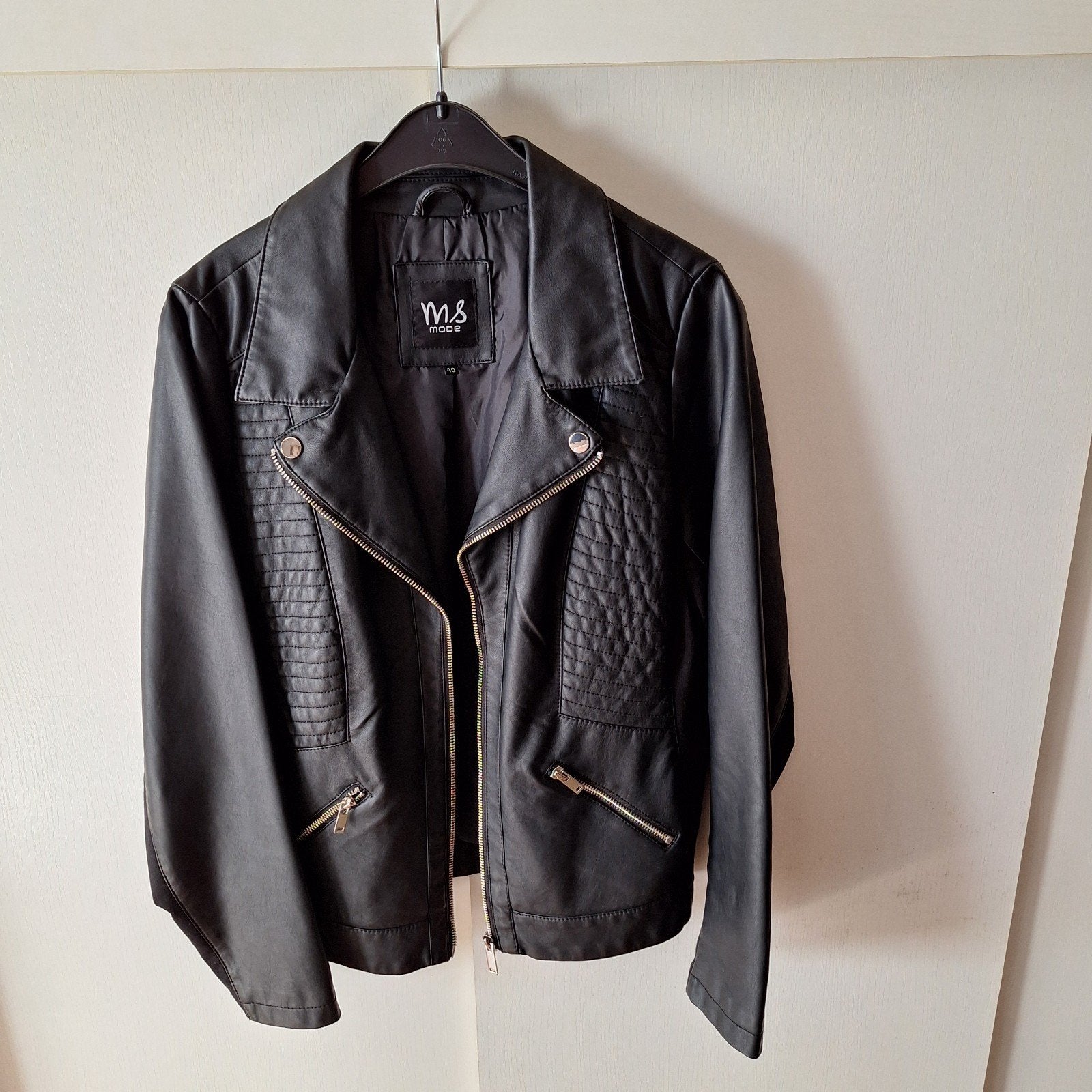 Nieuw MS Mode Zwart Imitatie Leren Jasje Maat 40, Kleding | Dames, Maat 38/40 (M), Zwart, Nieuw, Ophalen of Verzenden