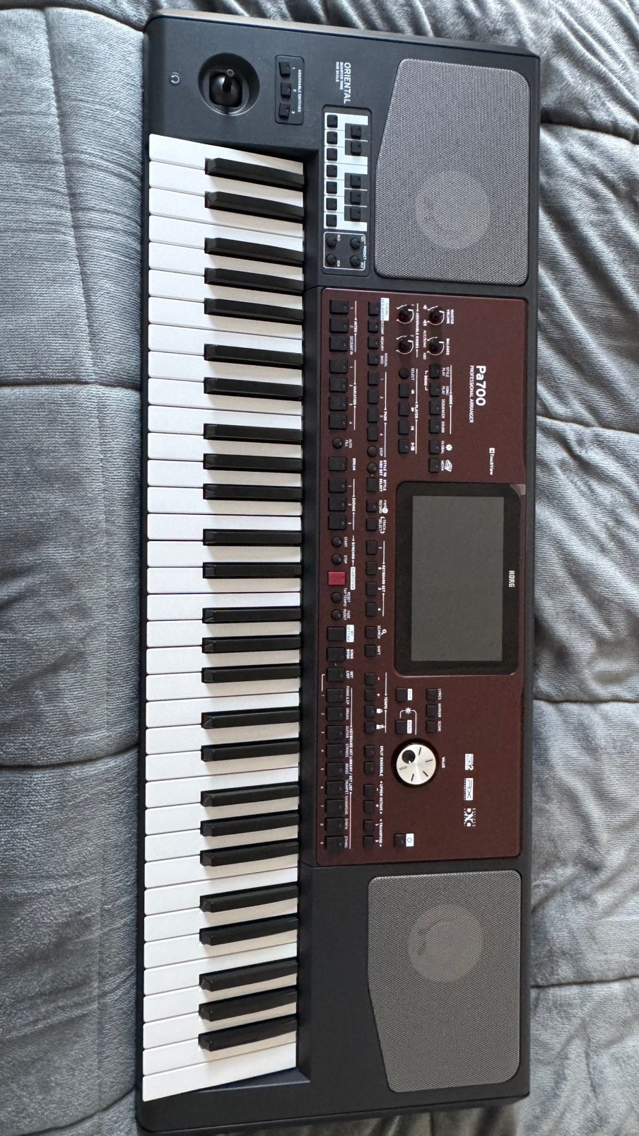 Korg pa 700 oriëntaal in nieuw staat, Muziek en Instrumenten, Ophalen, Zo goed als nieuw, 61 toetsen, Korg