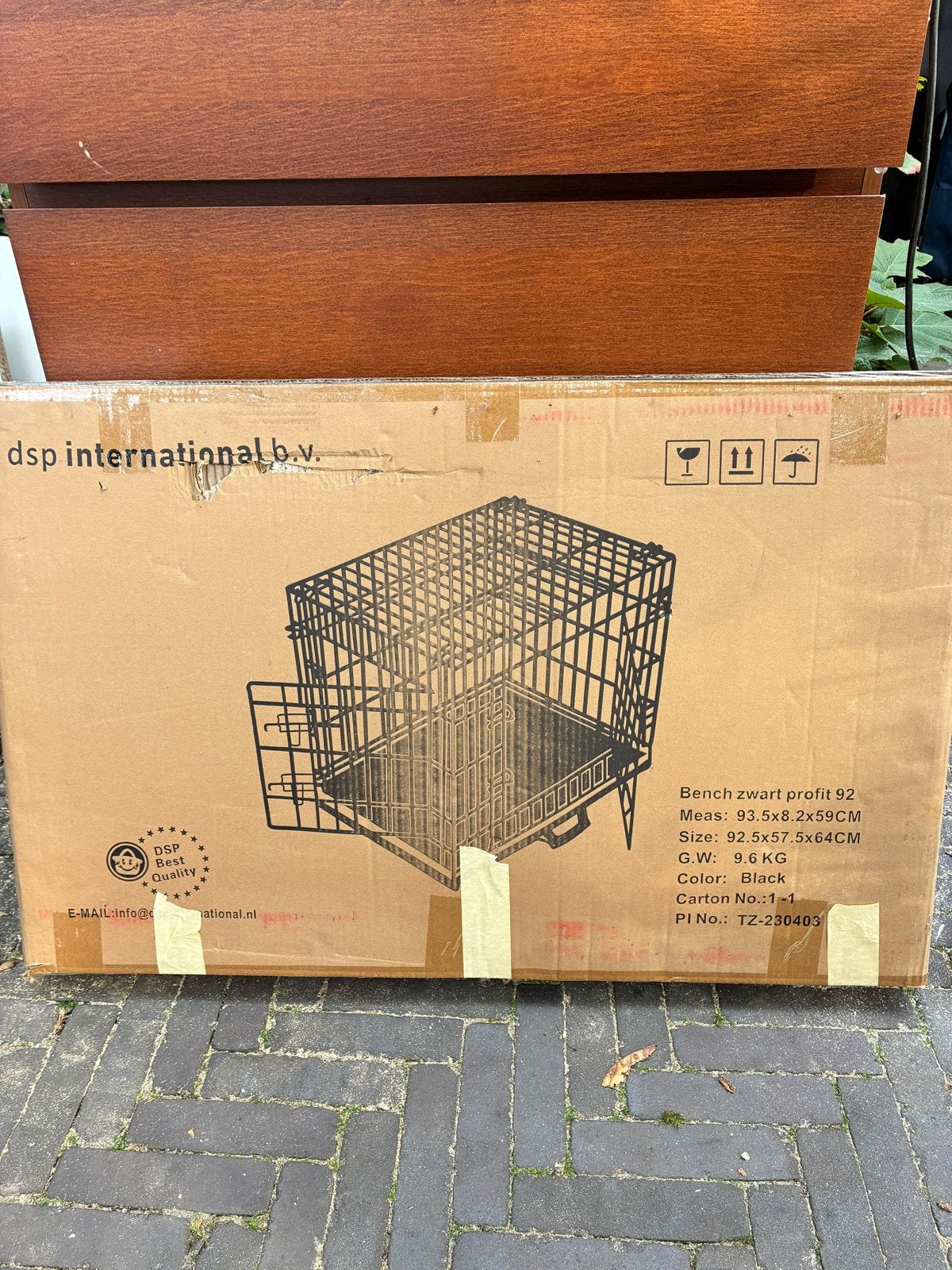 Hondenbench, Dieren en Toebehoren, Ophalen, Zo goed als nieuw