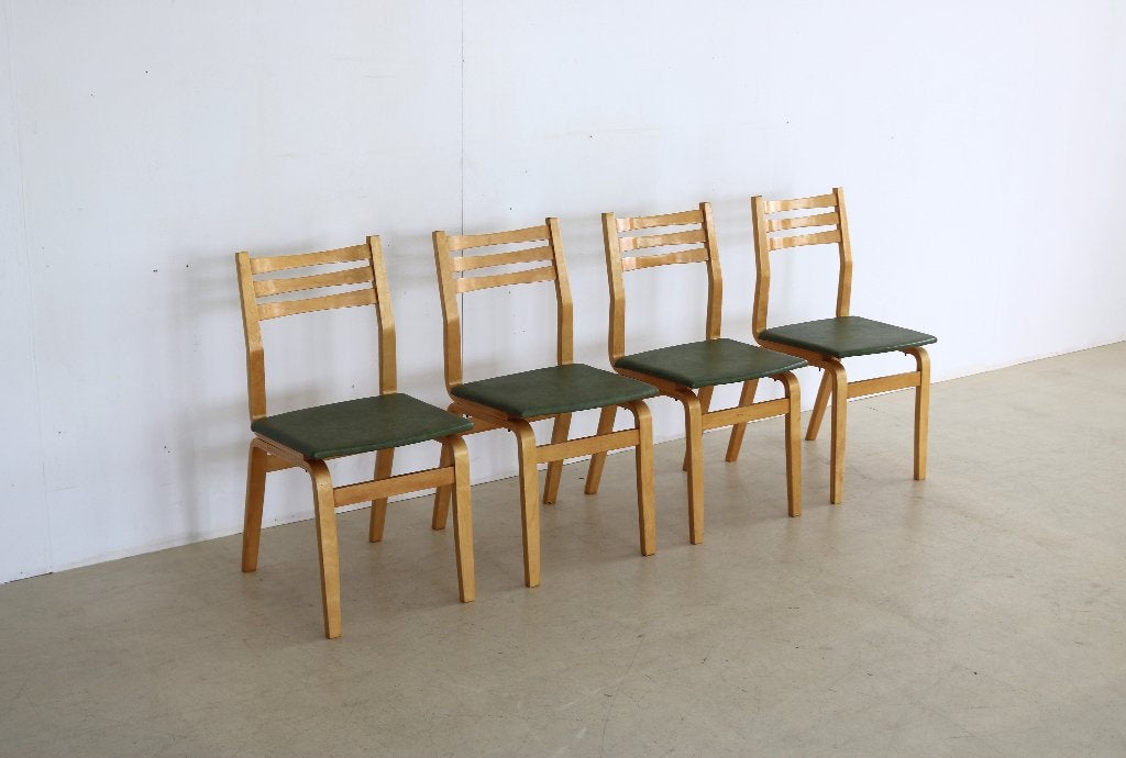 vintage eetkamerstoelen | stoelen | jaren 60 | Zweeds, Huis en Inrichting, Stoelen, Gebruikt, Bruin, ., Ophalen of Verzenden