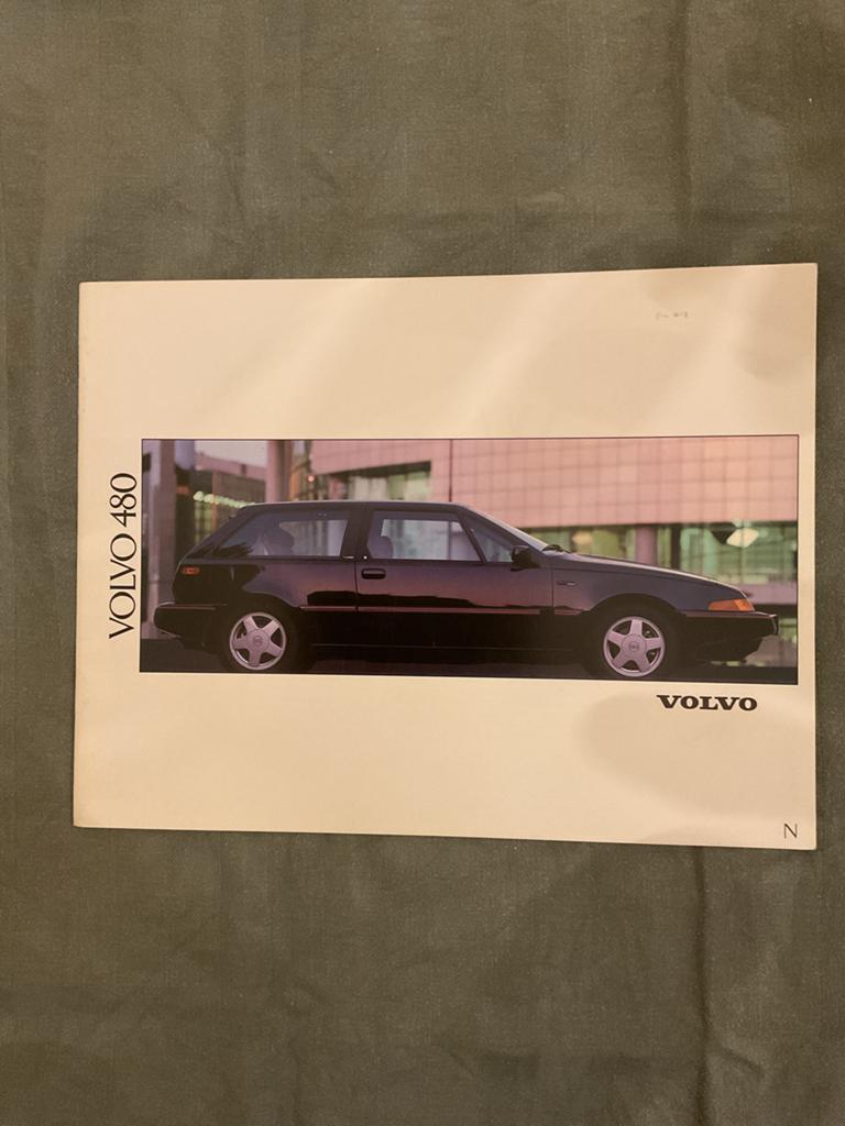 Volvo 480 ES brochure in nieuwstaat, Ophalen of Verzenden, Nieuw, Volvo