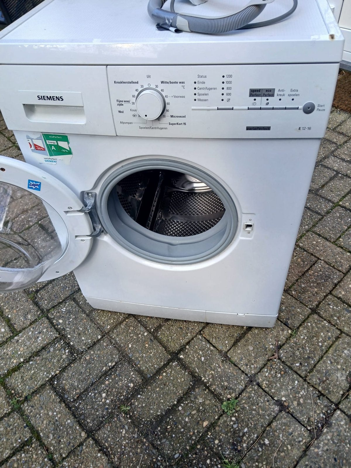Siemens Wasmachine E12-16 - Perfecte wasresultaten, Ophalen, Gebruikt, 85 tot 90 cm, 1200 tot 1600 toeren