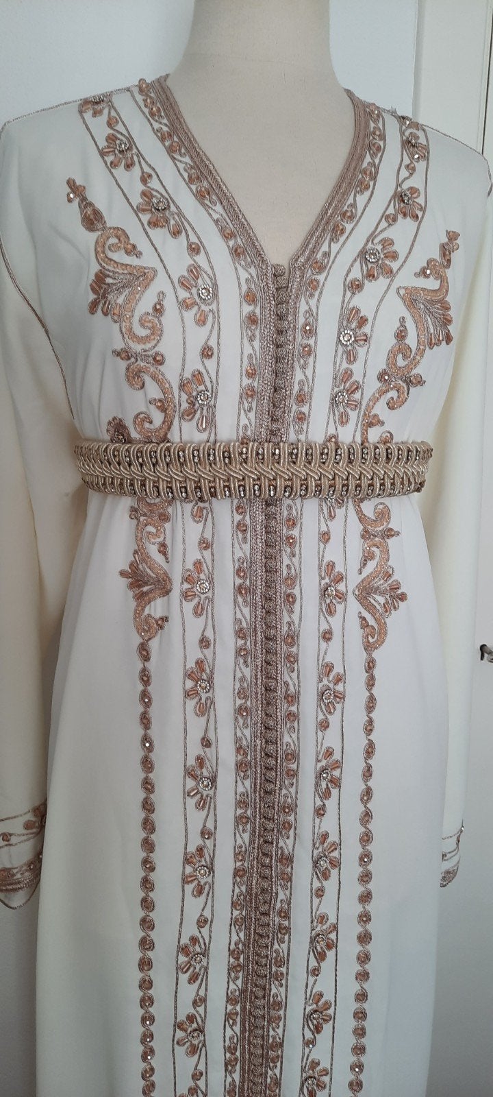Marokkaanse takchita/jurk/kaftan, Ophalen of Verzenden, Zo goed als nieuw, Maat 42/44 (L), Overige typen