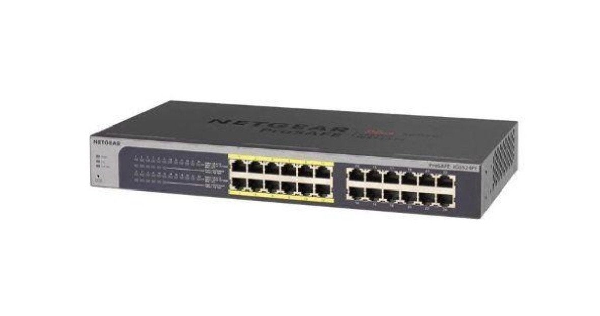 NETGEAR JGS524PE 24-poorts Gigabit Smart PoE+ Switch, Ophalen of Verzenden, Gebruikt