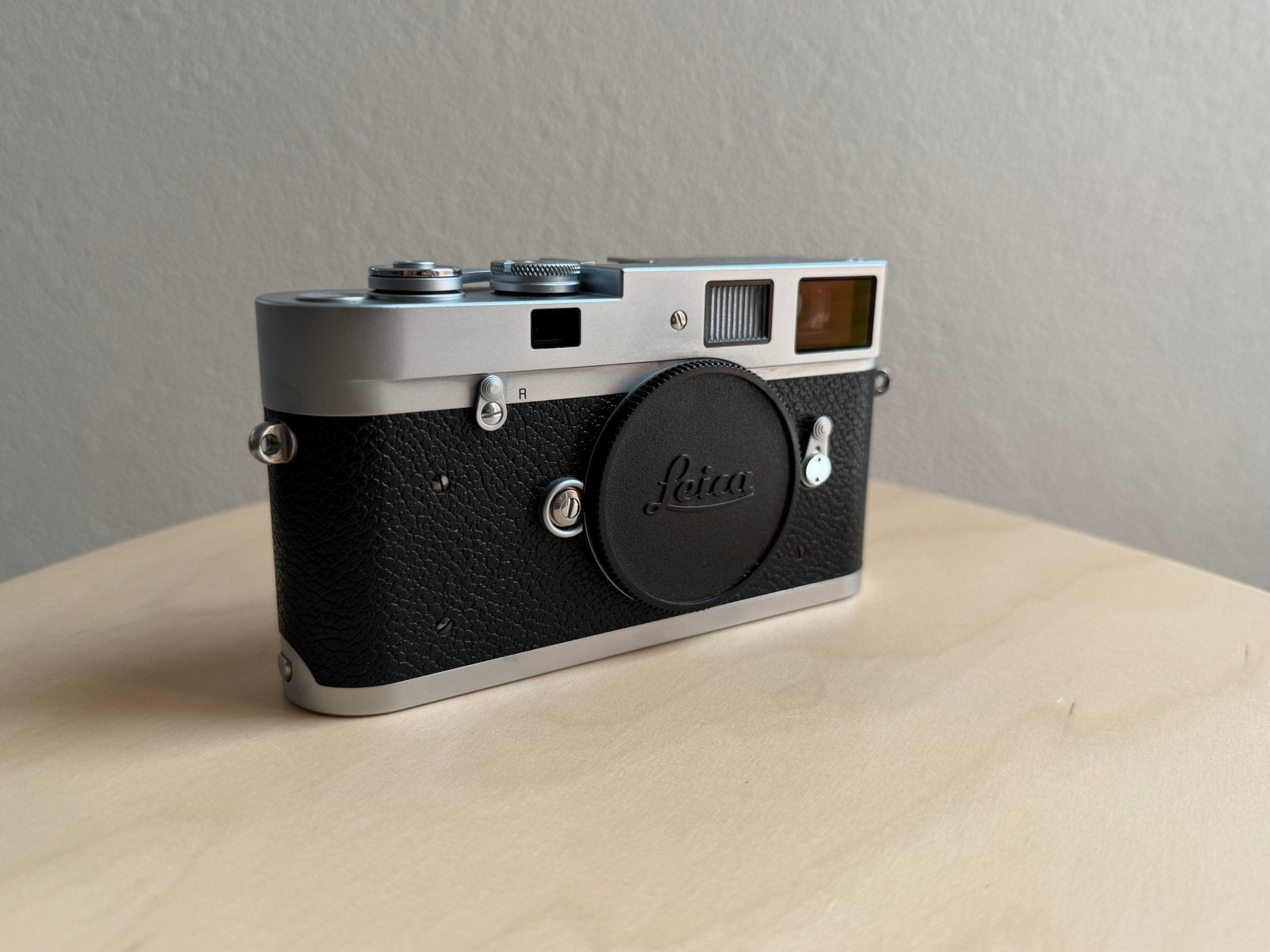 Nieuwstaat Leica M-A 10371 Typ 127 Silver Chrome MA Camera, Audio, Tv en Foto, Fotocamera's Analoog, Ophalen of Verzenden, Zo goed als nieuw