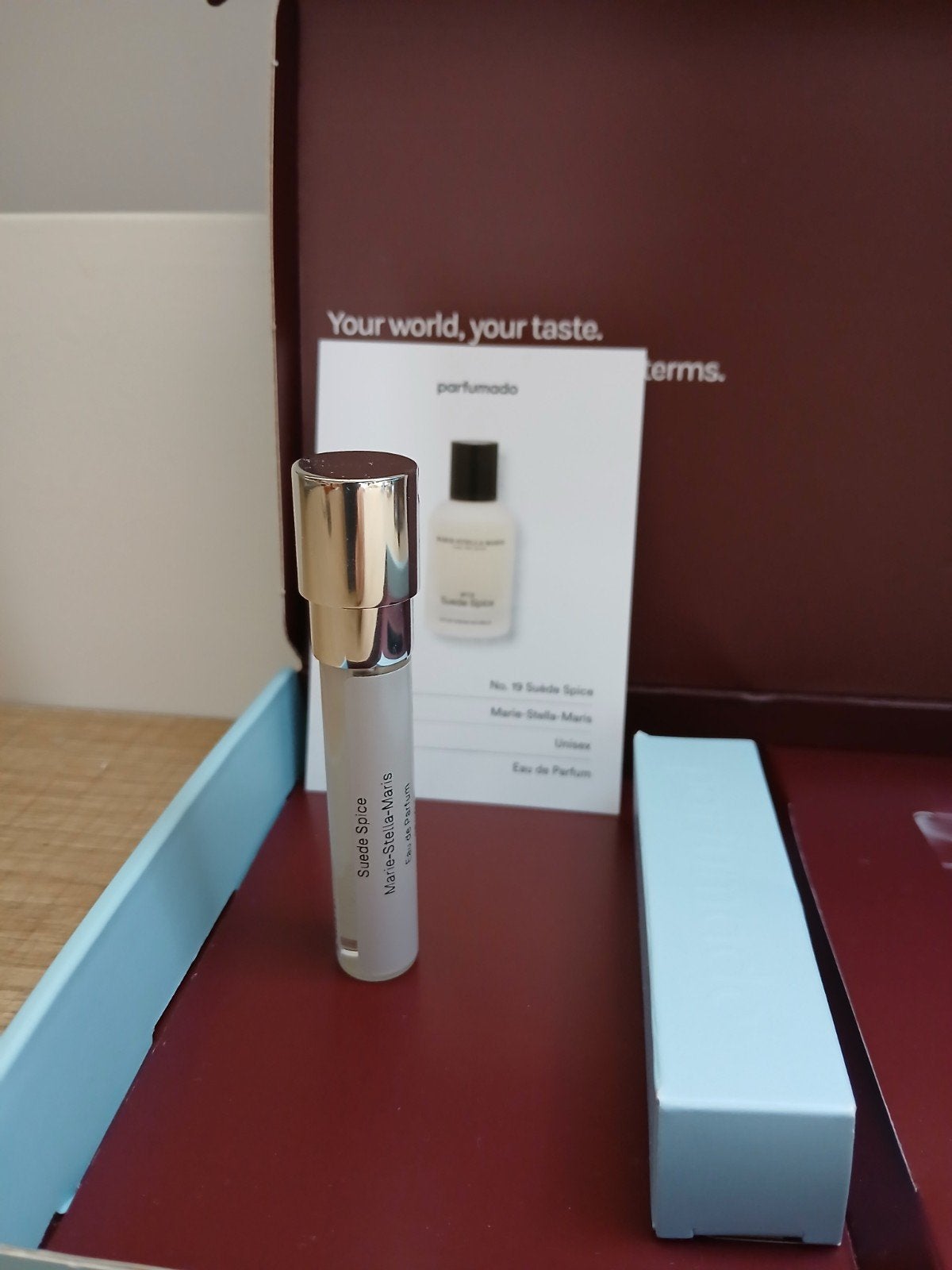 Suede Spice - Marie Stella Maris - 8 ml spray eau de parfum, Ophalen of Verzenden, Zo goed als nieuw