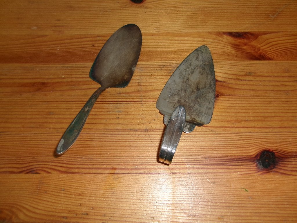 Taartscheppen - Verzilverd - Gero 90, Ophalen of Verzenden