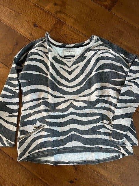Costes sweater lm vintagelook zebraprint zwart/beige XXL, Zwart, Maat 46/48 (XL) of groter, Ophalen of Verzenden, Zo goed als nieuw
