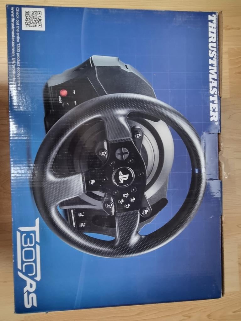 Thrustmaster T300RS racestuur + pedalen, geschikt voor PS5, Spelcomputers en Games, Spelcomputers | Sony PlayStation Consoles | Accessoires