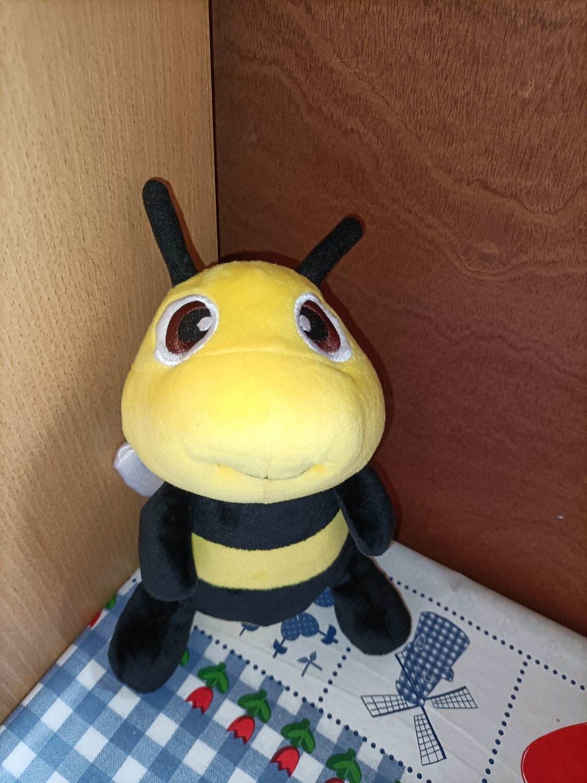 Bij knuffel Albert Heijn knuffel 21 cm groot, Ophalen of Verzenden, Zo goed als nieuw, Overige typen