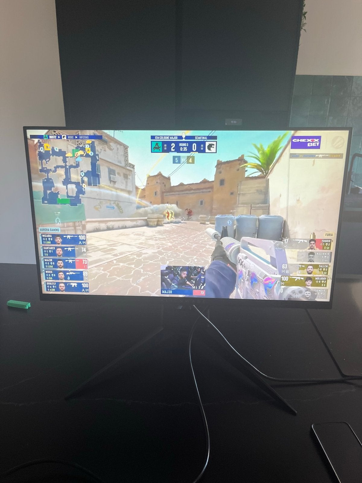 Alienware AW2517HF 25 inch gaming monitor, Computers en Software, Monitoren, Gebruikt, 151 t/m 200 Hz, DisplayPort, Gaming, In hoogte verstelbaar
