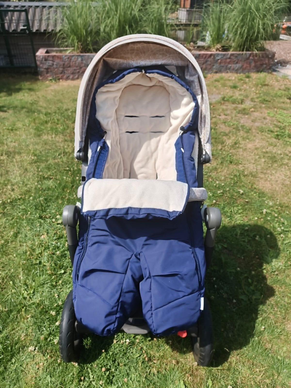 Stokke trailz kinderwagen, Gebruikt, Verstelbare duwstang, Ophalen, Kinderwagen