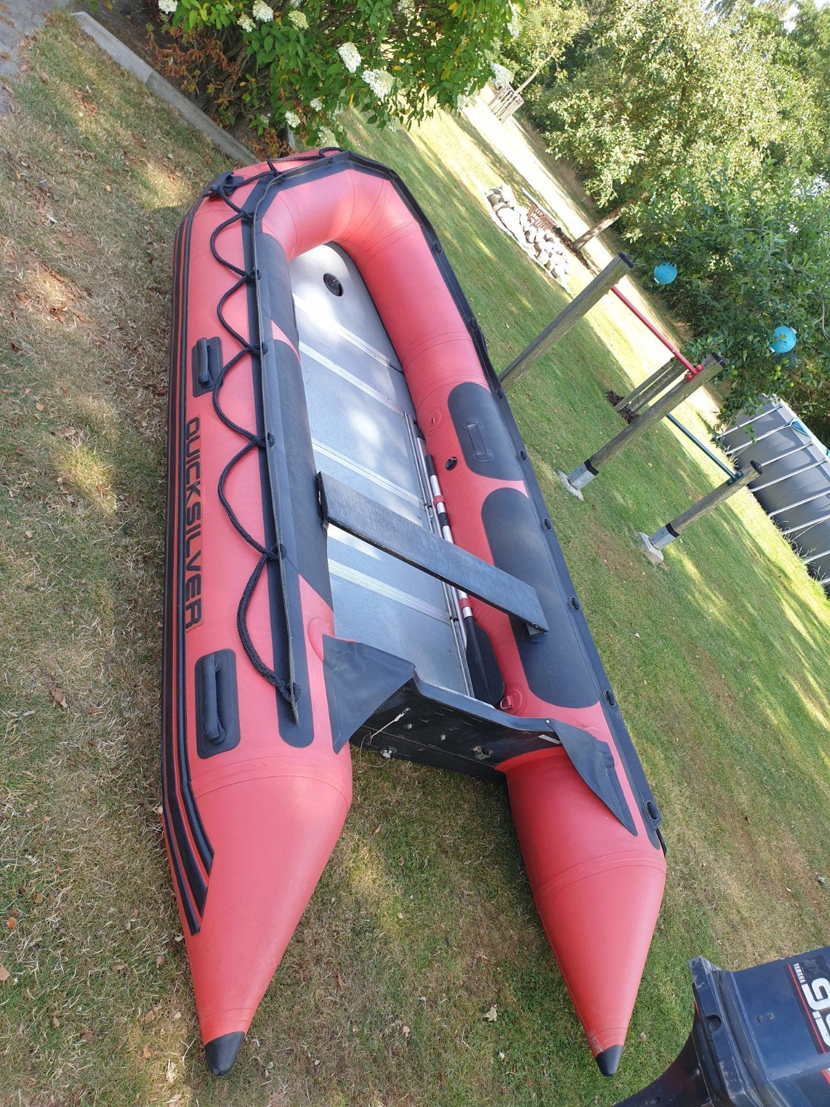 quicksilver boot 380   yamaha 9.9 kortstaart, Ophalen of Verzenden, Overige typen