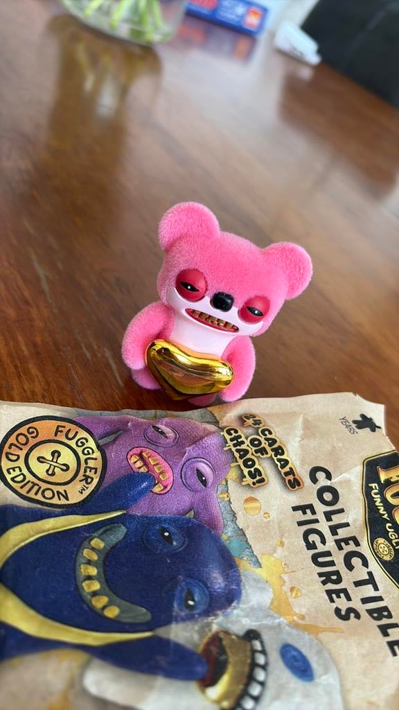Fuggler Mini Gold Ultra Rare Teddy Bear, Ophalen of Verzenden, Nieuw