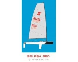 Gezocht: Splash Red zeil voor originele giek van splash blue, Watersport en Boten, Minder dan 3 meter, Gebruikt, Ophalen of Verzenden