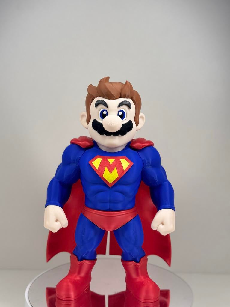 Super Mario Superman Figuur - 30 cm, Verzamelen, Beelden en Beeldjes, Ophalen of Verzenden, Nieuw