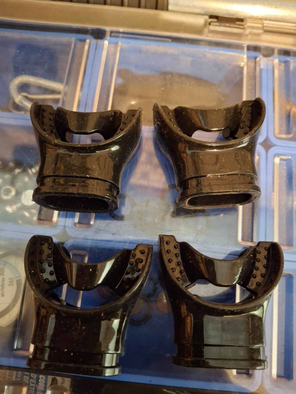 4x Duikmondstukken - Zwart comfort mouthpiece, Watersport en Boten, Duiken, Ophalen of Verzenden, Nieuw, Overige typen