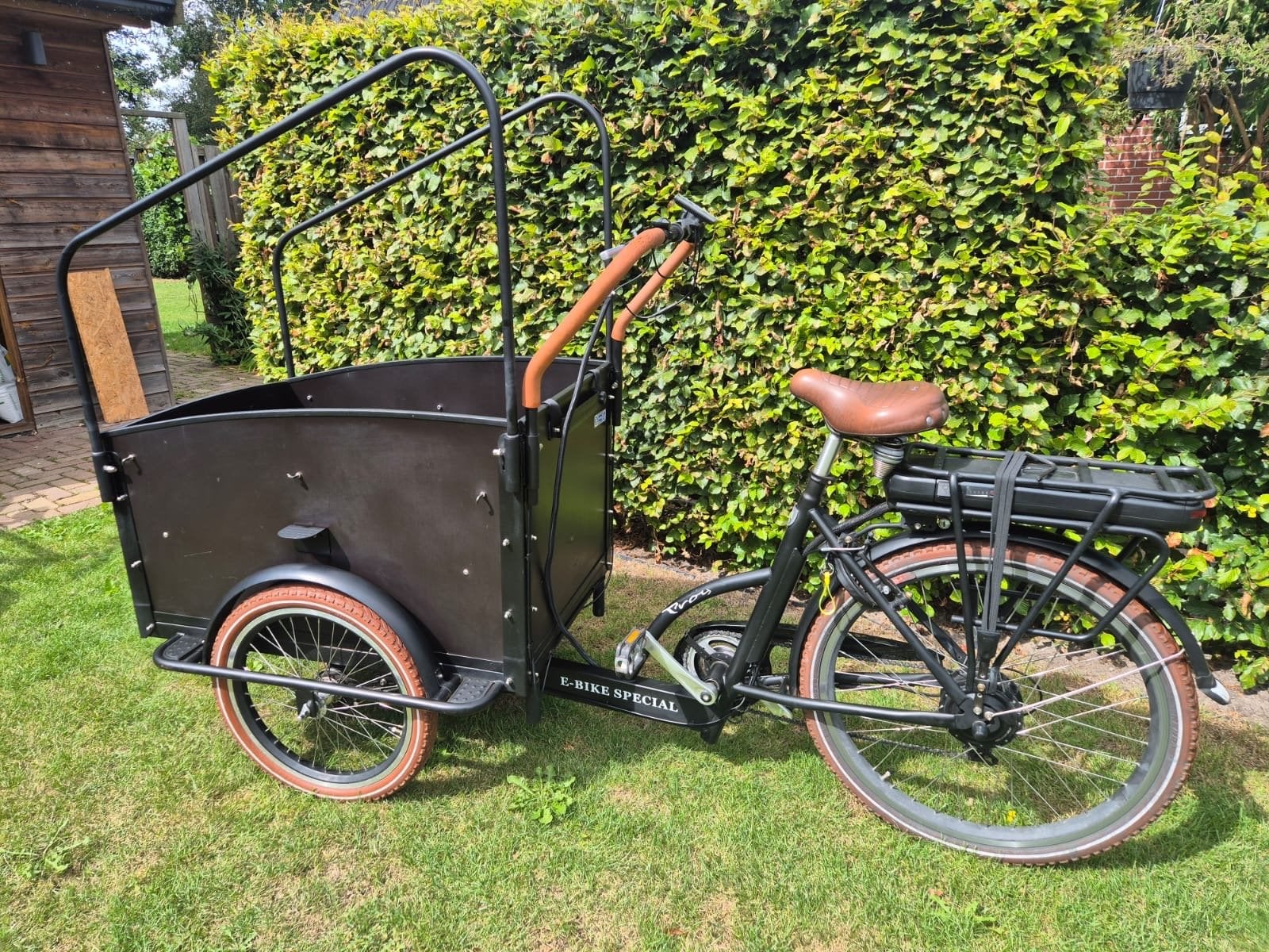 Elektrische Bakfiets Troy, Gebruikt, Elektrisch, 2 kinderen, Schijfrem