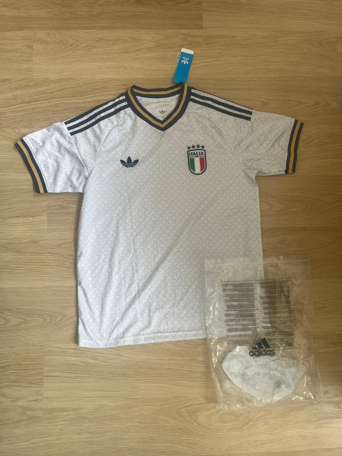 Italië Voetbalshirt XL, Wit, Maat 56/58 (XL), Ophalen of Verzenden, Zo goed als nieuw