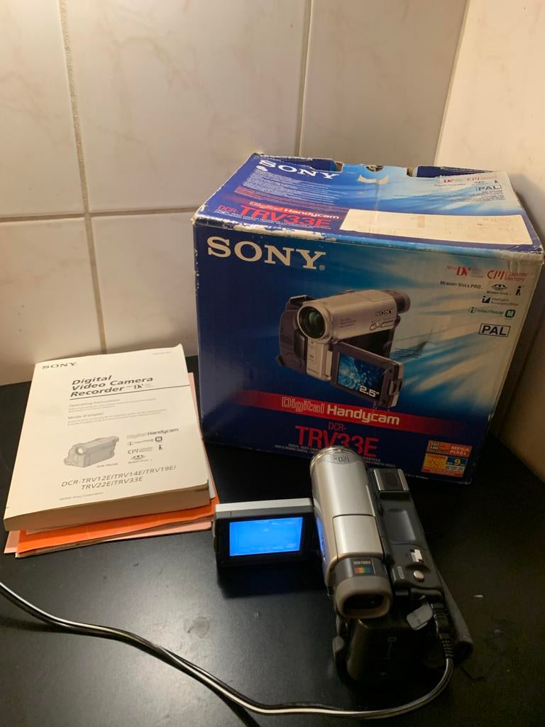 Sony DCR-TRV33E Handycam met accessoires, Gebruikt, Overige soorten, Sony, Camera