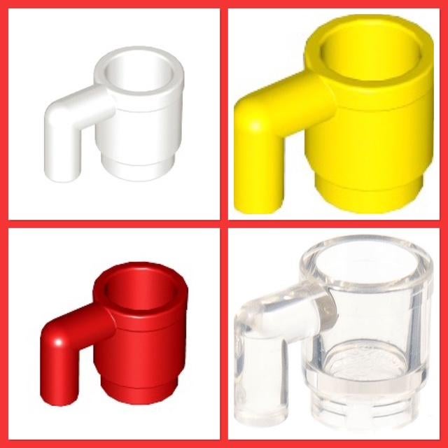 lego bekertjes, mok in 4 kleuren, Ophalen of Verzenden, Nieuw, Accessoire, Lego