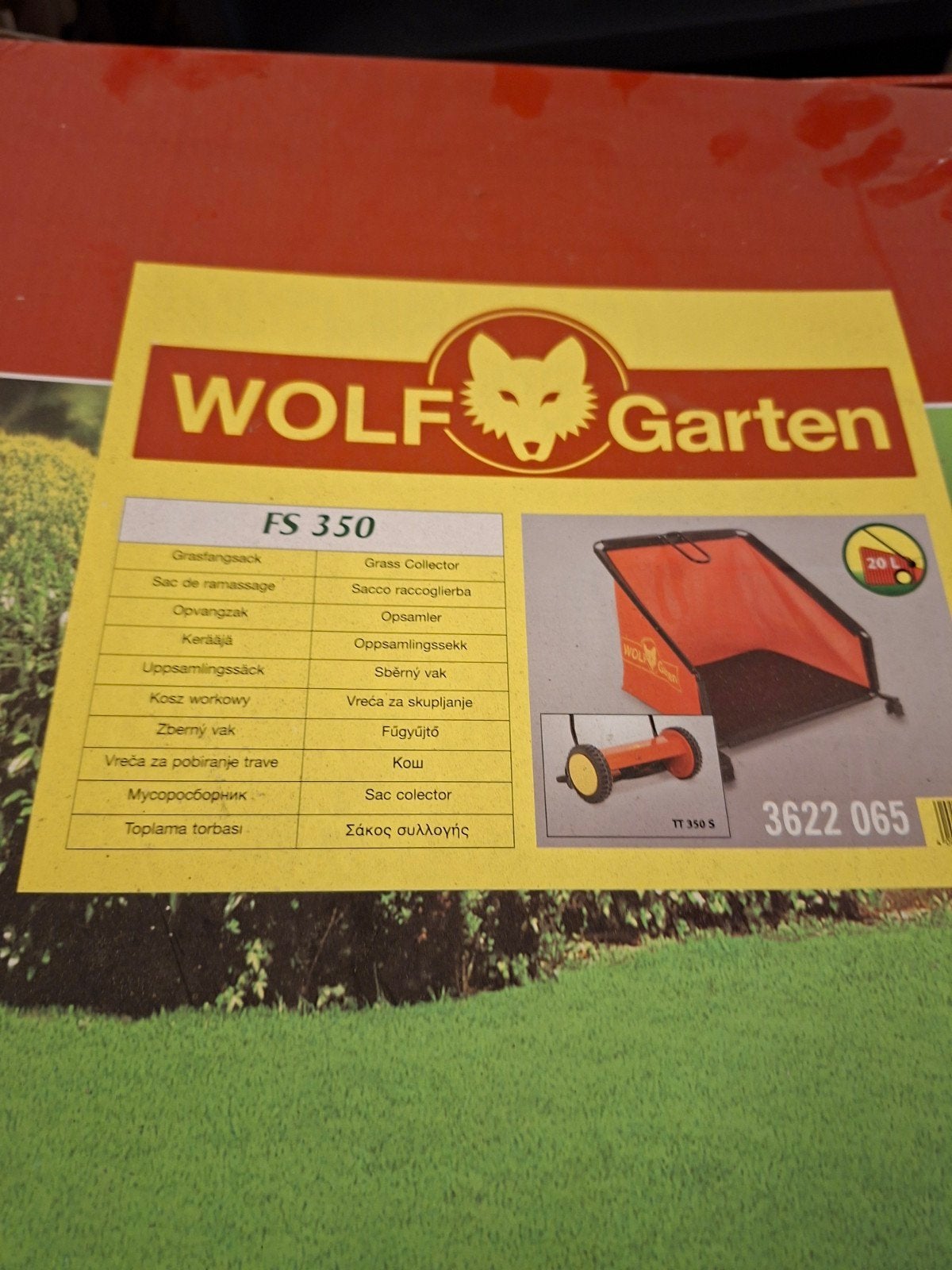 Nieuwe opvangbak voor grasmaaier - Wolf Garten FS 350, Ophalen of Verzenden, Nieuw, Wolf Garten, Opvangbak