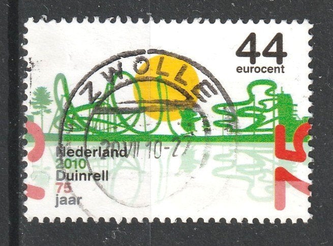 nvph 2710 Duinrell 2010, Verzenden, Na 1940, Gestempeld