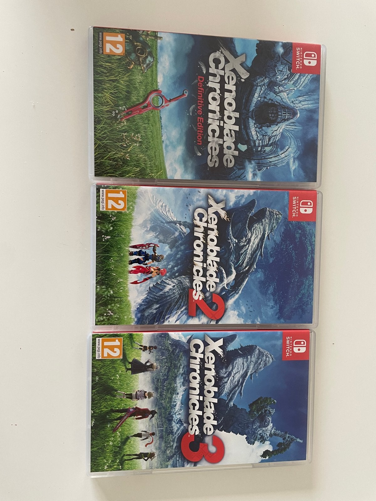 Xenoblade Chronicles 1, 2 & 3 voor Nintendo Switch, Spelcomputers en Games, Games | Nintendo Switch, Zo goed als nieuw, Role Playing Game (Rpg)