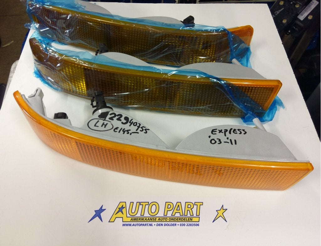 Chevrolet Express Van knipperlicht lamp 2003-2021, Info@kwparts.com, Nieuw, KWparts, Amerikaanse onderdelen