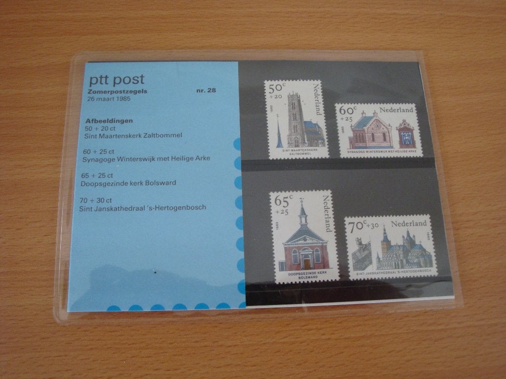 Postzegelmapje nr. 28 Zomerpostzegels / zomerzegels 1985, Postzegels en Munten, Postzegels | Nederland, Ophalen of Verzenden, Na 1940