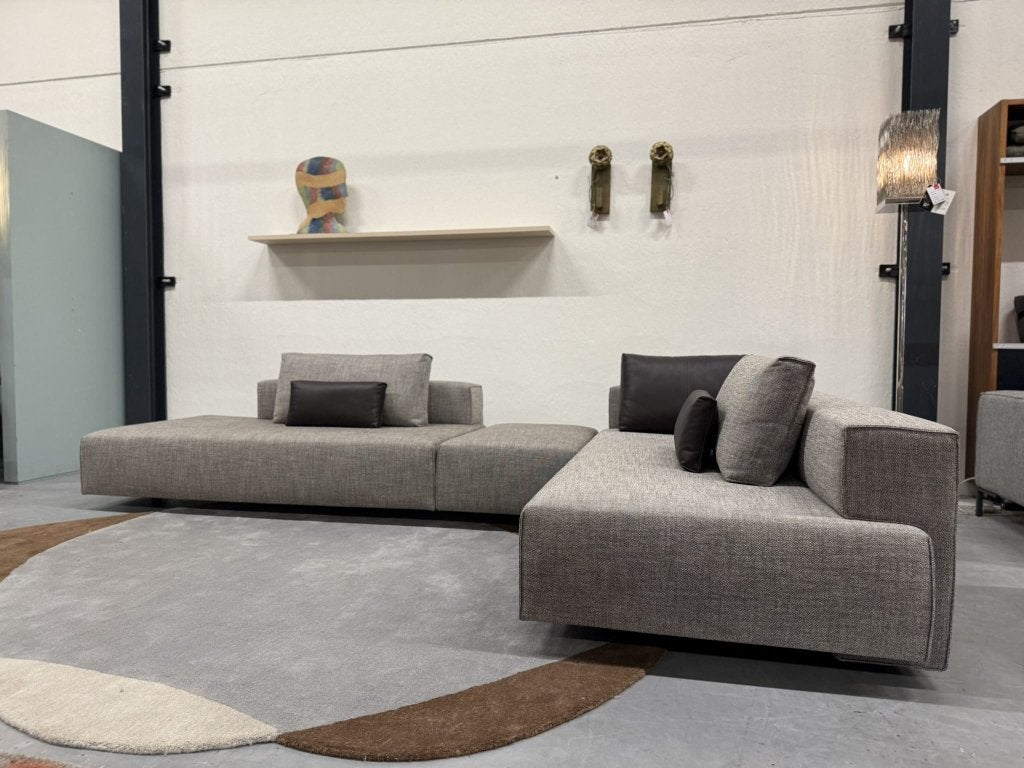 Nieuw eyye Cella Hoekbank milton Zen stof Design Bank 393, Huis en Inrichting, Hoekbank, Design on Stock, 150 cm of meer, Leer