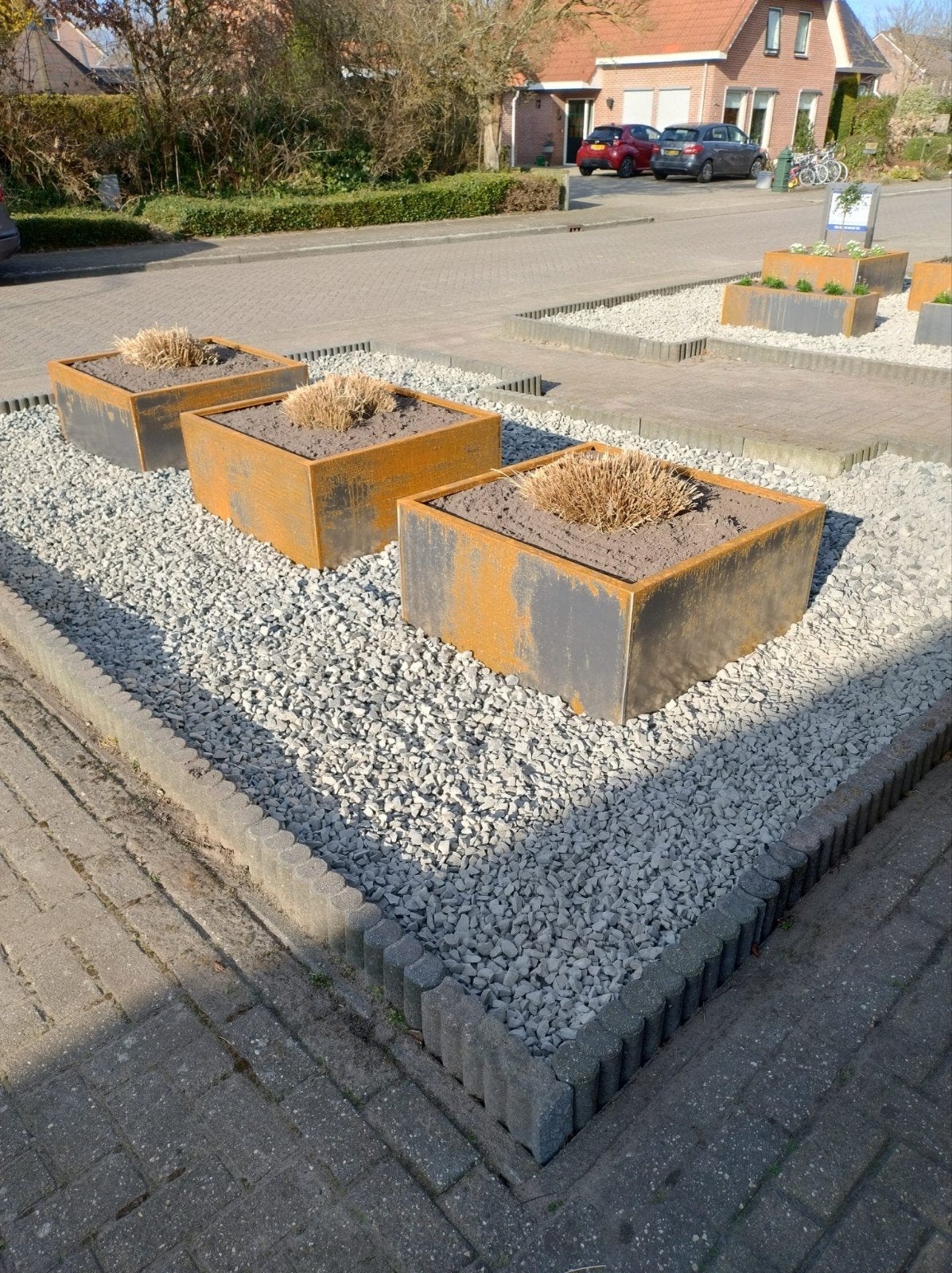 maatwerk cortenstalen plantenbakken 100x100x40 €150, Tuin en Terras, Ophalen, 100 cm of meer, Vierkant, Nieuw
