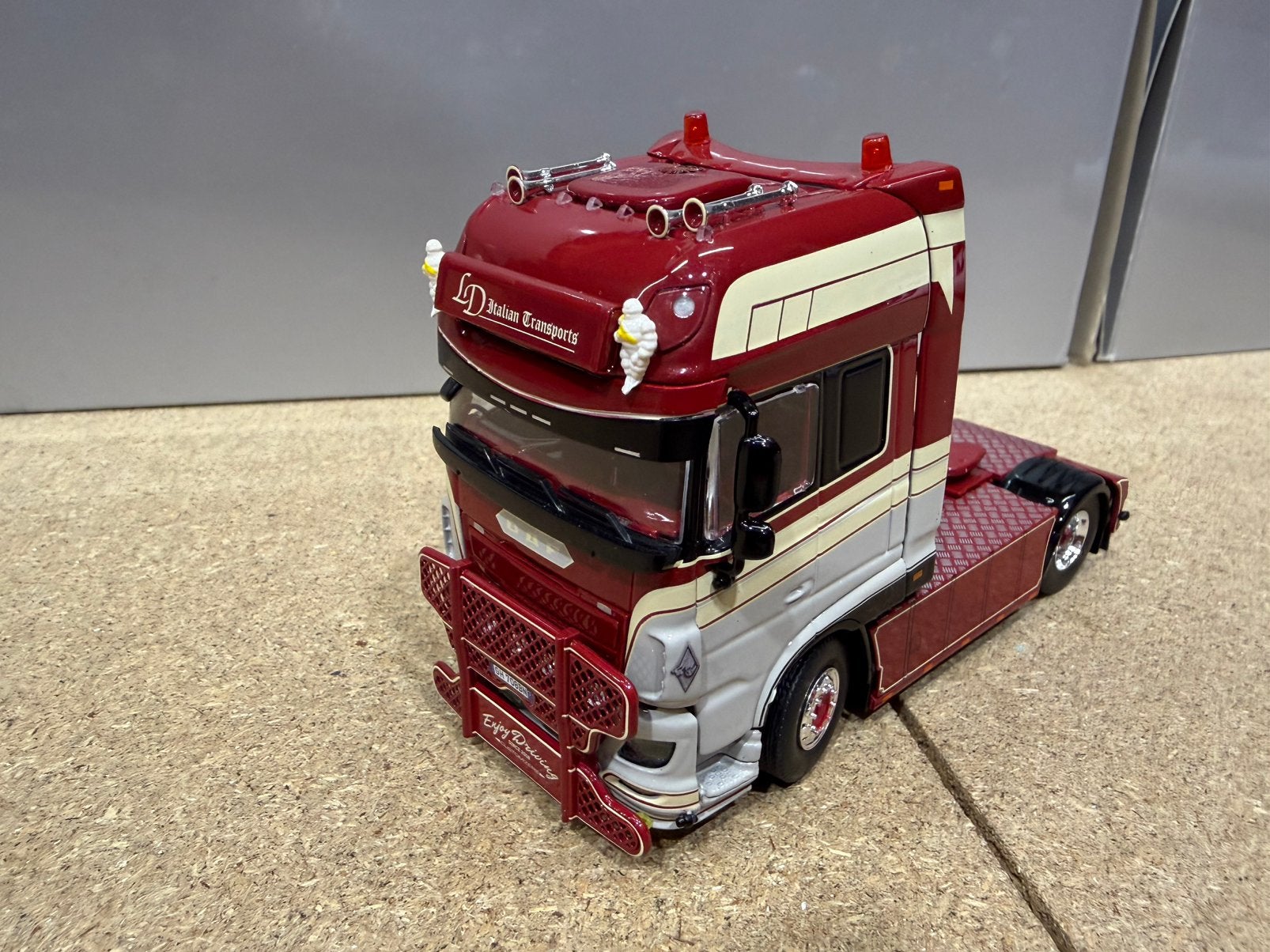 TEKNO DAF XF LD ITALIAN TRANSPORT, Ophalen of Verzenden, Zo goed als nieuw, Bus of Vrachtwagen, Tekno