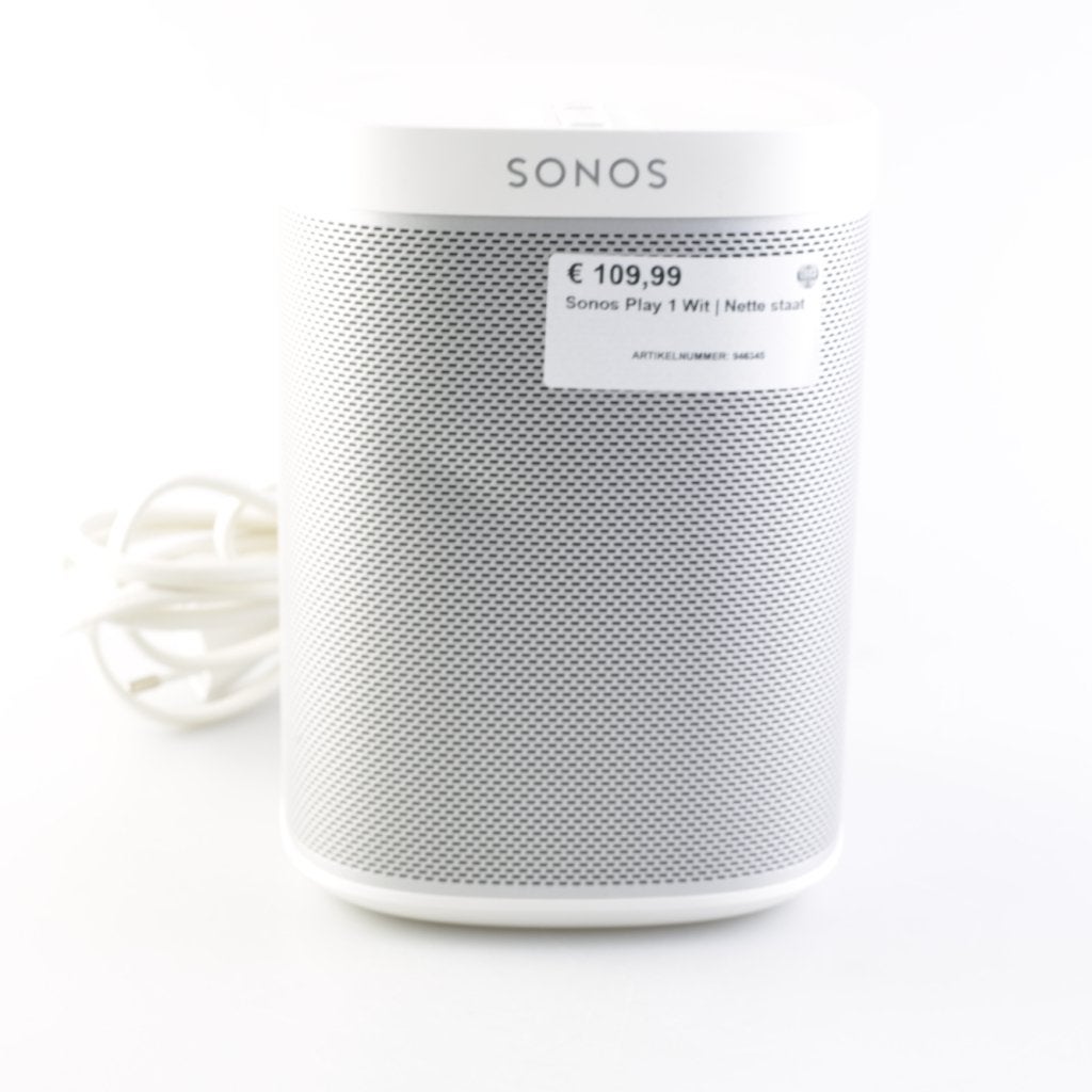 Sonos Play 1 Wit | Nette staat, Sonos, Zo goed als nieuw, Support@sonos, 614 Chapala Street
Santa Barbara, CA 93101
USA