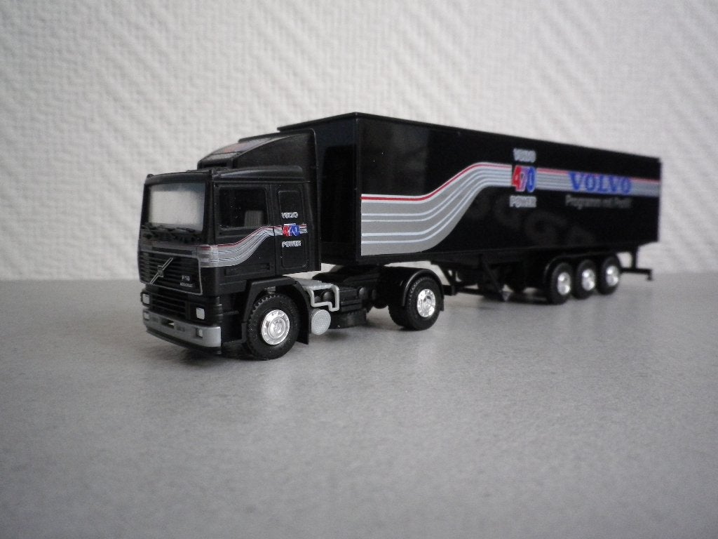 Albedo / Herpa Volvo F16 demo trailer ZGAN., Ophalen of Verzenden, Zo goed als nieuw, Bus of Vrachtwagen, Herpa