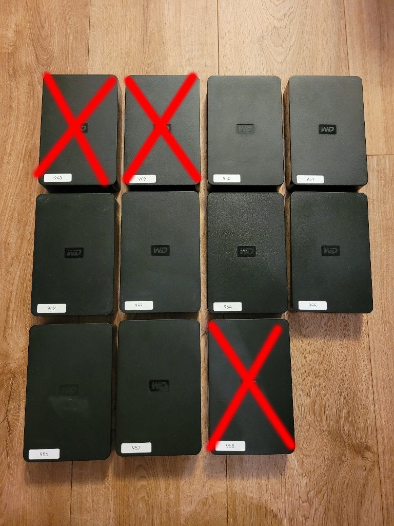 Externe HDD (Hard Disk) WD Western Digital Elements, Computers en Software, Harde schijven, HDD, Zo goed als nieuw, Desktop, Western Digital (WD)