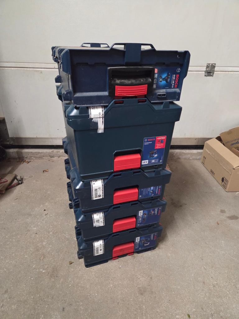 Bosch Pro Sortimo L-Boxxen - 4 lage, 1 middelhoge, Doe-het-zelf en Verbouw, Gereedschapskisten, Ophalen