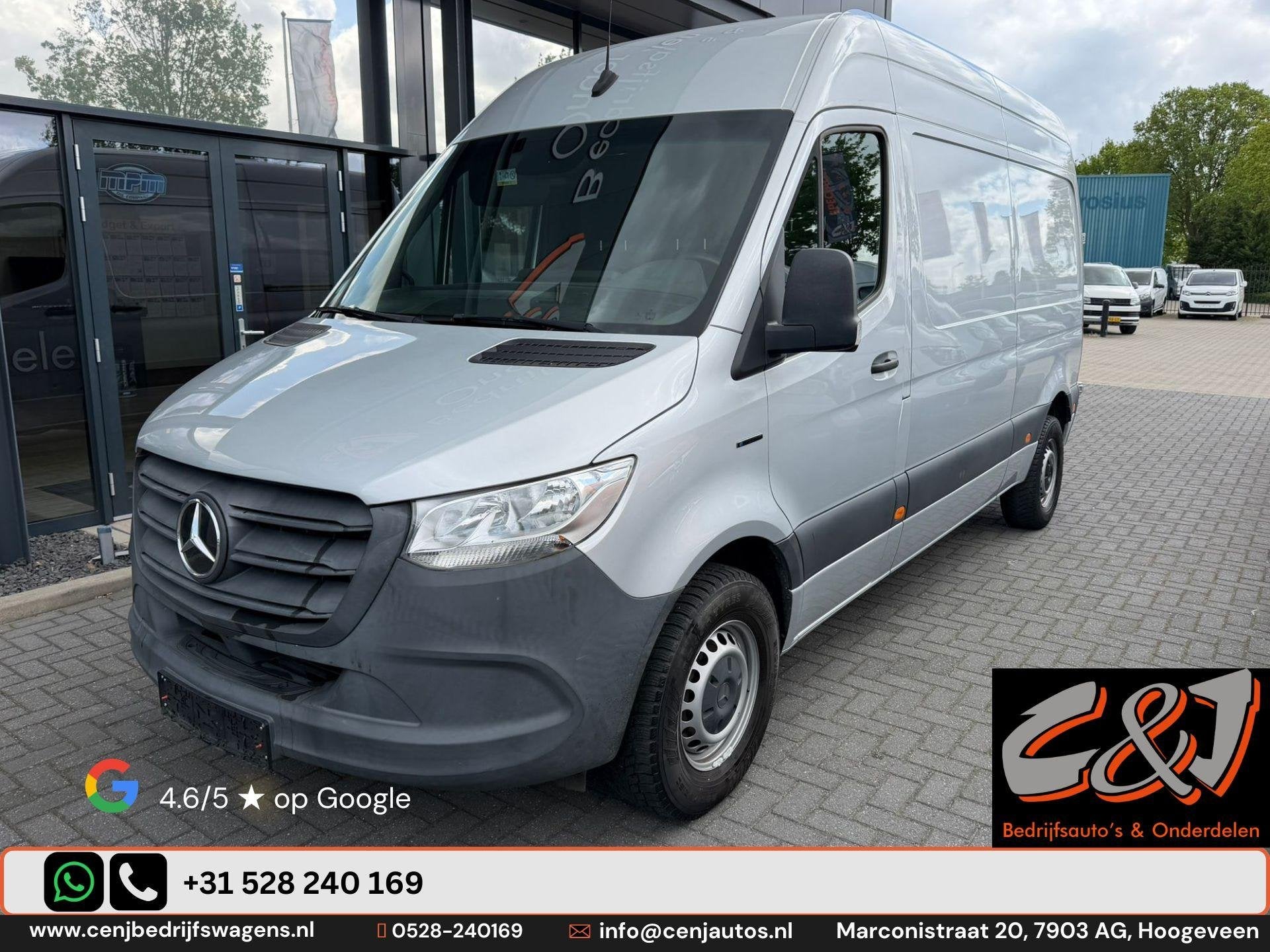 Mercedes-Benz Sprinter eSprinter L2 FWD 47kWh rechterschade,, Automaat, Overige carrosserieën, Mercedes-Benz, Elektrisch