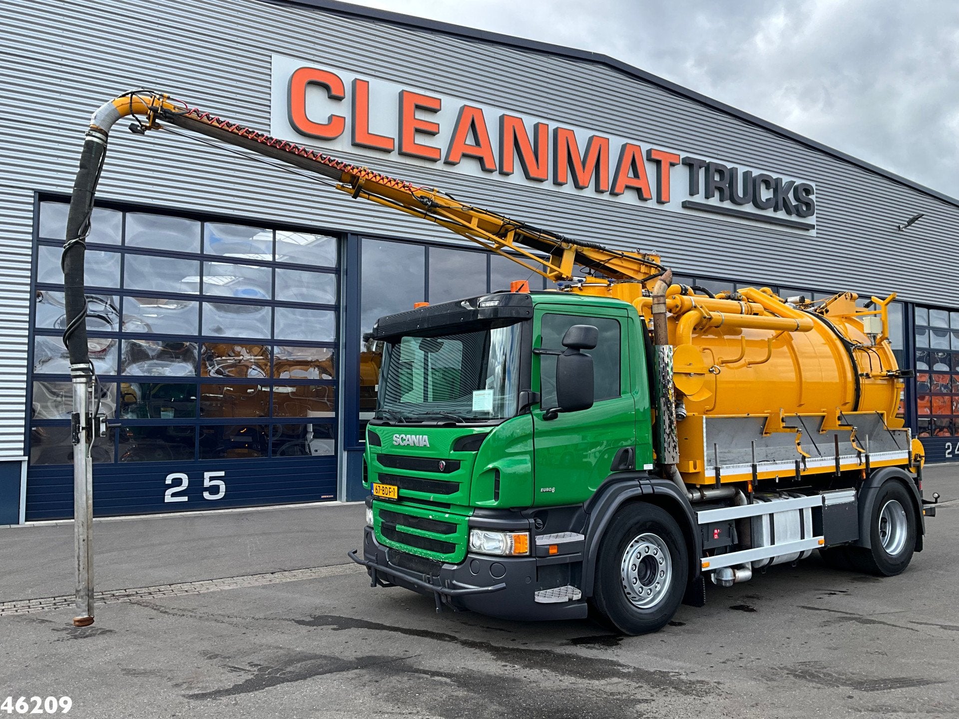 Scania P 320 Euro 6 Bekker LaGram 8m³ kolkenzuiger, Auto's, Automaat, Achterwielaandrijving, Euro 6, Scania