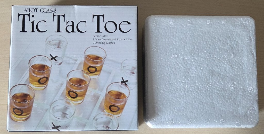 Tic Tac Toe Drankspel, Een of twee spelers, Ophalen of Verzenden, Nieuw