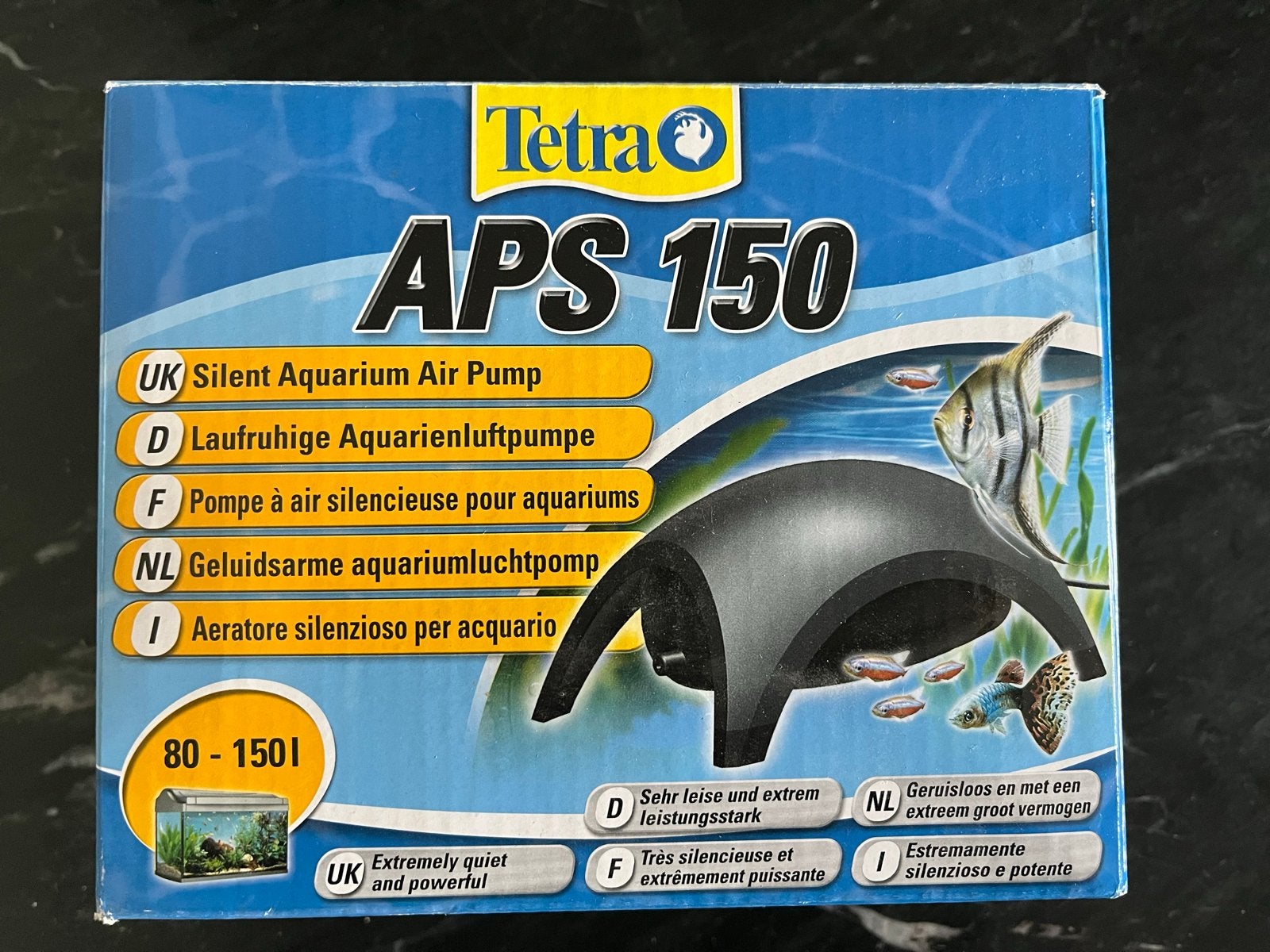 Tetra APS150 luchtpomp, Ophalen of Verzenden, Gebruikt, Overige typen, Tetra