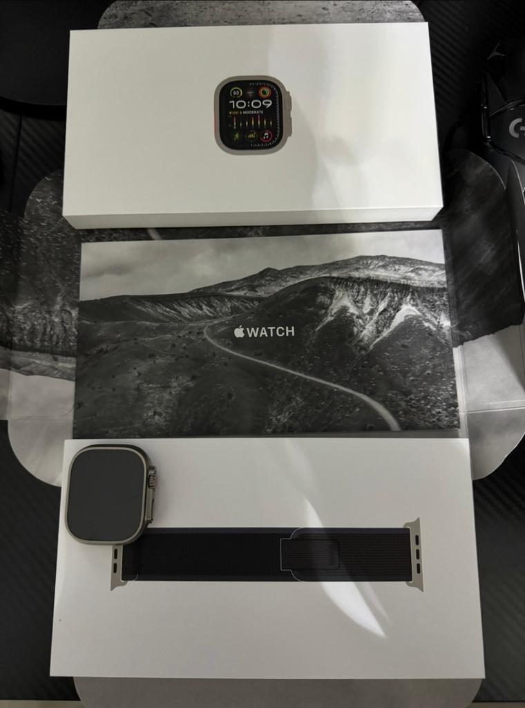 Apple wacht ultra 2 weinig genruikt, Sieraden, Tassen en Uiterlijk, Ophalen of Verzenden, Zo goed als nieuw, IOS