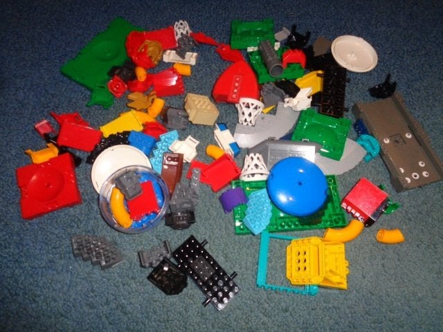 Partij M481=Lego rest onderdelen, Lego, Lego, Gebruikt, Lego
